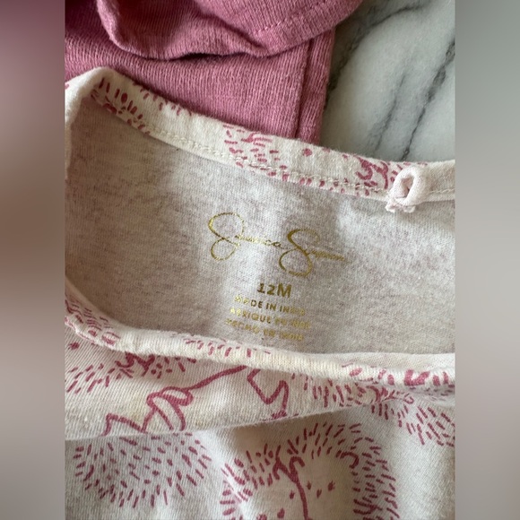 Jessica Simpson cute pink porcupines jumper set. - Picture 1 of 6